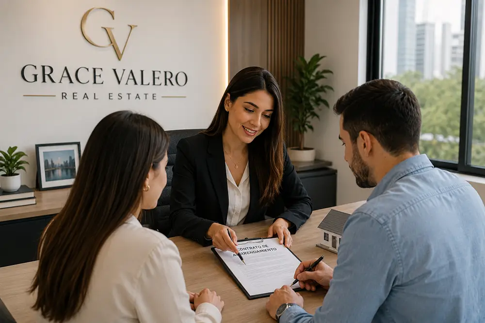 Asesoría en la firma de contratos de arrendamiento o venta